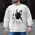 I Love My Boston Terrier Dog With Heart Men Graphic Sweatshirt, trending gift