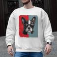 Retro Boston Terrier Dog Lover Bostie Mom Dad Dog Owner Men Graphic Sweatshirt, Mom Gifts, Boston Terrier Dad Gifts, Boston Terrier Mom Gifts, trending gift