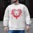 Valentine's Day Boston Terrier Heart Men Graphic Sweatshirt, trending gift