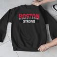 Boston Strong Logo Vintage Boston City Skyline Men Graphic Sweatshirt, funny design
