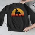 Boston Terrier Bostie Sunset Retro Dog Pet Mom Dad Men Graphic Sweatshirt, Mom Gifts, Boston Terrier Dad Gifts, Boston Terrier Mom Gifts, funny design