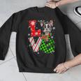 Boston Terrier Christmas Tree Lights Santa Dog Xmas For Men Women Kids Men Graphic Sweatshirt, Boston Terrier Christmas Gifts, funny design