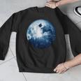 Boston Terrier Dog Moon Dog Mom Dad Women Men Dog Lovers Men Graphic Sweatshirt, Mom Gifts, Boston Terrier Dad Gifts, Boston Terrier Mom Gifts, funny design