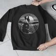 Boston Terrier Dog Nature Scene Graphic Art Men Women Girls Kids Men Graphic Sweatshirt, funny design