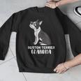 Boston Terrier Dog Owner Grandma Men Graphic Sweatshirt, funny design
