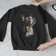 Boston Terrier Dog Graphic Pet Art Boston Terrier For Men Women Kids Men Graphic Sweatshirt, funny design