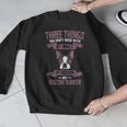 Boston Terrier Don't Mess With American Gentleman Dog Lover Men Graphic Sweatshirt, American Boston Terrier Gifts, funny design