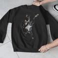 Boston Terrier Guitar Men Graphic Sweatshirt, funny design