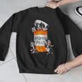 Boston Terrier Happy Pills T-Shirt Men Graphic Sweatshirt, funny design