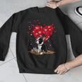 Boston Terrier Lover Heart Shape Boston Terrier Valentine Men Graphic Sweatshirt, funny design
