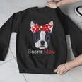 Boston Terrier Mom Bostie Women Girls Men Graphic Sweatshirt, Mom Gifts, Boston Terrier Mom Gifts, funny design