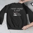 Boston Terrier Puppy Need More Sleep Pajama For Bedtime Men Graphic Sweatshirt, funny design