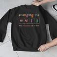 Changing The World One Phoneme At a Time Phonics Teacher Men Women Girls Kids Men Graphic Sweatshirt, funny design