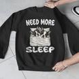 Cute Boston Terrier Need More Sleep Pajamas Nightgown Men Graphic Sweatshirt, funny design
