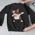 Dabbing Red Boston Terrier Dab Dance Dog Men Women Kids Men Graphic Sweatshirt, funny design
