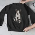 Dog Lovers Boston Terrier In Pocket Dog Face For Men Women Kids Men Graphic Sweatshirt, funny design
