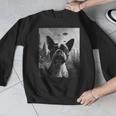 Dog Mom Dad Alien Selfie Boston Terrier UFO For Men Women Men Graphic Sweatshirt, Mom Gifts, Boston Terrier Dad Gifts, Boston Terrier Mom Gifts, funny design