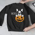 The Halloween Boston Terrier Men Graphic Sweatshirt, Boston Terrier Halloween Gifts, funny design