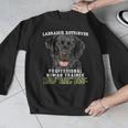 Labrador Retriever Lab Professional Human Trainer Men Graphic Sweatshirt, funny design