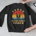 Proud Boston Terrier Dad Dog Owner Fathers Day Men Women Kids Men Graphic Sweatshirt, Boston Terrier Dad Gifts, funny design