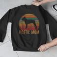 Retro Boston Terrier Mom Dog Mother Pet Bostie Mama Men Graphic Sweatshirt, Mom Gifts, Boston Terrier Mom Gifts, funny design