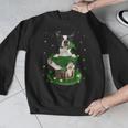 St Patrick's Day Leprechaun Boston Terrier Dog Shamrock For Men Women Kids Men Graphic Sweatshirt, funny design