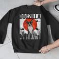 Vintage Japanese Dogzilla Boston Terrier Men Graphic Sweatshirt, funny design