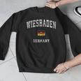 Wiesbaden Germany Vintage Athletic Sports Men Graphic Sweatshirt, funny design