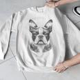 Boston Terrier Dog Bostie Nature Memorial Idea Men Women Men Graphic Sweatshirt, funny design