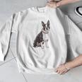 Boston Terrier Dog Dad Boston Terrier Dog Lovers Men Graphic Sweatshirt, Boston Terrier Dad Gifts, funny design