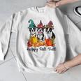 Boston Terrier Dog Lover Fall Ya'Ll Halloween Costume Men Women Men Graphic Sweatshirt, Boston Terrier Halloween Gifts, funny design