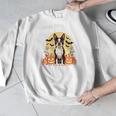 Boston Terrier Halloween Dog Lover Pumpkin Costume Men Graphic Sweatshirt, Boston Terrier Halloween Gifts, funny design