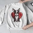 Boston Terrier Mom Dad Bostie Dog Lover Valentines Day Men Graphic Sweatshirt, Mom Gifts, Boston Terrier Dad Gifts, Boston Terrier Mom Gifts, funny design