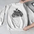 Cool Boston Terrier Riding a Motorcycle Biker Dog Lover For Men Women Kids Men Graphic Sweatshirt, Boston Terrier Riding Gifts, funny design