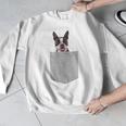 Dog In Your Pocket Boston Terrier For Men Women Girls Kids Men Graphic Sweatshirt, funny design