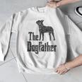 The Dogfather Boston Terrier Dog Funny Dog Gift T-Shirt For Men Women Girls Kids Men Graphic Sweatshirt, funny design