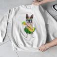 Hawaiian Boston Terrier Dog Pineapple Ukulele Summer For Men Women Girls Kids Men Graphic Sweatshirt, funny design