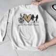 Peace Love Boston Terrier Boston Terrier Lover Dog Mom Men Graphic Sweatshirt, Mom Gifts, Boston Terrier Mom Gifts, funny design