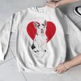 Valentine's Day Boston Terrier Lover Men Graphic Sweatshirt, funny design