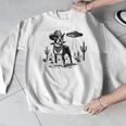 Vintage Boston Terrier UFO Western Wild West Dog Mom Dad Men Graphic Sweatshirt, Mom Gifts, Boston Terrier Dad Gifts, Boston Terrier Mom Gifts, funny design