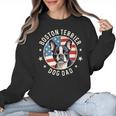 Boston Bull Terrier Men Boston Terrier Dog Dad Women Crewneck Sweatshirt, Boston Terrier Dad Gifts, trending gift