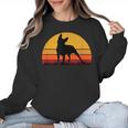 Boston Terrier Bostie Sunset Retro Dog Pet Mom Dad Women Crewneck Sweatshirt, Mom Gifts, Boston Terrier Dad Gifts, Boston Terrier Mom Gifts, trending gift