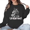 Boston Terrier Dog Untamed For Men Women Women Crewneck Sweatshirt, trending gift