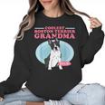 Boston Terrier Grandma Bostie Dog Owner Boston Terrier Men Women Women Crewneck Sweatshirt, trending gift