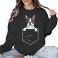 Boston Terrier In The Pocket Cute Boston Terrier Dog Lovers For Men Women Girls Kids Women Crewneck Sweatshirt, trending gift
