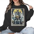 Boston Terrier Tarot Card Dog Women Crewneck Sweatshirt, Boston Terrier Tarot Gifts, trending gift