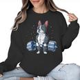 Boston Terrier Weightlifting Deadlift Men Fitness Gym Women Crewneck Sweatshirt, Boston Terrier Gym Gifts, trending gift