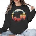 Catch Some Rays Vintage Retro Grizzly Bear Women Crewneck Sweatshirt, trending gift