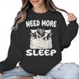 Cute Boston Terrier Need More Sleep Pajamas Nightgown Women Crewneck Sweatshirt, trending gift