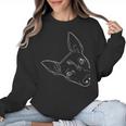 Dog American Hairless Terrier Women Crewneck Sweatshirt, trending gift